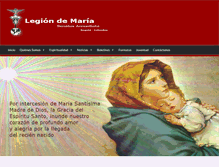 Tablet Screenshot of legiondemariabogota.org.co